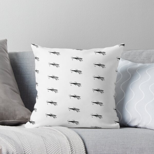 Pencil Bird Pattern — Throw Pillow